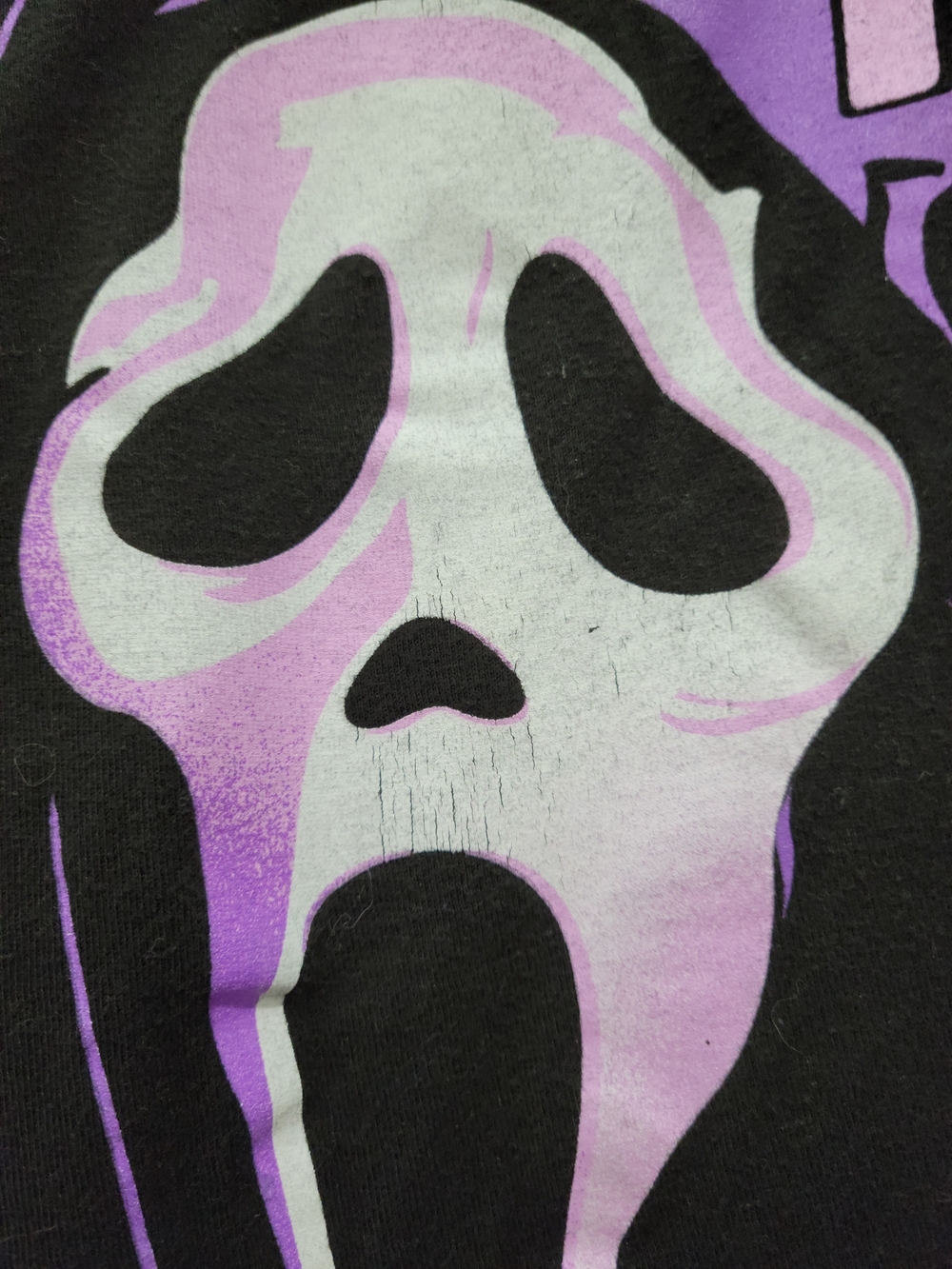 Scream Ghostface Call Me Black, Purple, Pink Tee - Picture 3 of 7